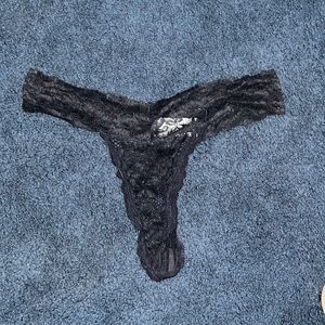 Navy blue women’s thong